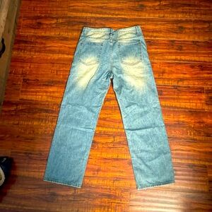 baggy straight jeans men/women